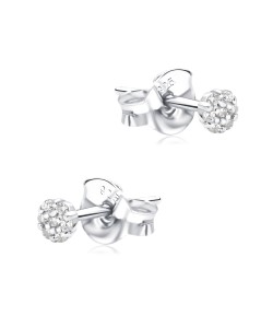 Crystal Silver Stud Earring STS-6445